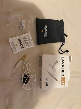 Microfono Lavalier GO Rode Bianco