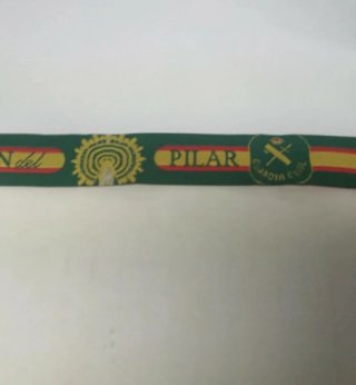 Pulsera Virgen del Pilar Guardia Civil Bordada