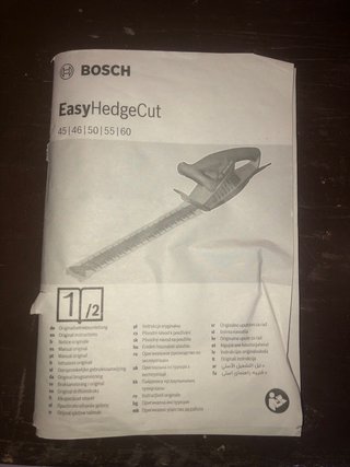 Cortasetos Eléctrico NUEVO Bosch EasyHedgeCut 45
