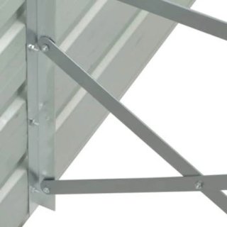 Jardinera elevada de acero galvanizado 480 cm