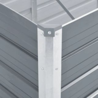 Jardinera elevada de acero galvanizado 480 cm