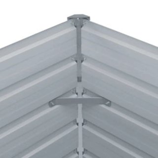 Jardinera elevada de acero galvanizado 480 cm
