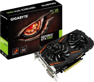 Gigabyte GeForce GTX 1060 OC Tarjeta Gráfica 3Gb