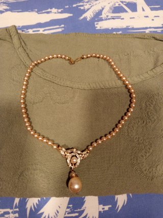 Collar Perlas Chapado Oro