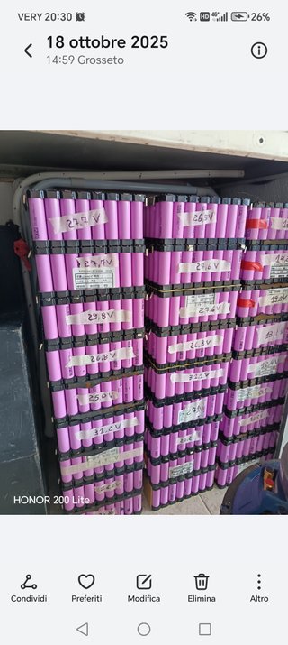 Batterie 18650 3.6V 2500mAh (3 cicli)