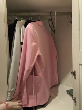 Chaqueta Americana Rosa Zara