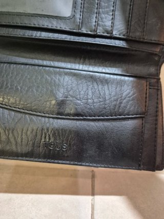 Cartera Tous beige y negra