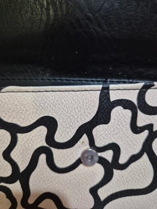 Cartera Tous beige y negra