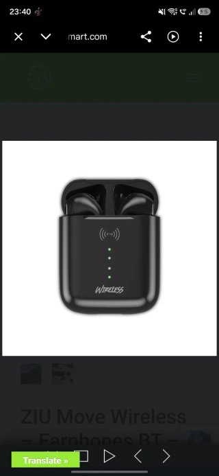 Auriculares Inalámbricos Negros