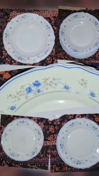 36 Piezas vajilla Arcopal modelo Romantique