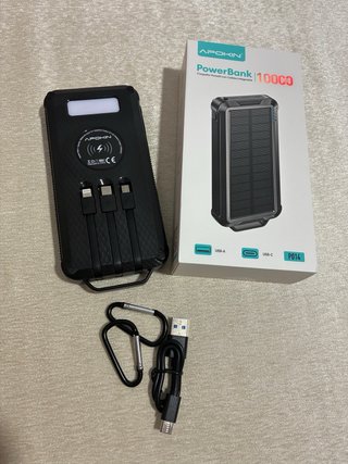Power Bank Solar APOKIN 10000 mAh