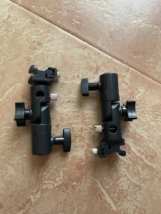 2 Adaptadores Soporte Flash Zapata