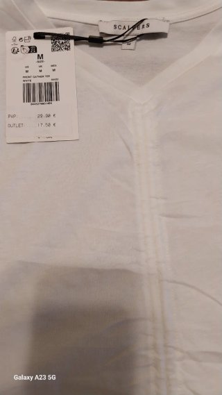 Camiseta blanca talla M