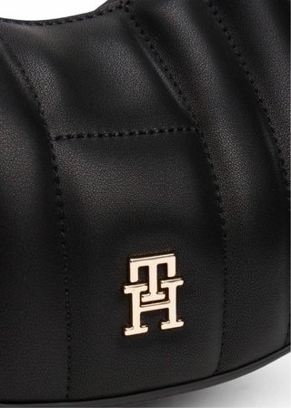 Bolso Tommy Hilfiger de piel negro y dorado