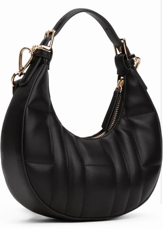 Bolso Tommy Hilfiger de piel negro y dorado