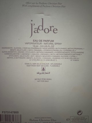Miniatura Perfume Dior J'adore To Go Colección