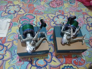 Carrete de pesca Iridium+ 2 cañas daiwa proteus hi