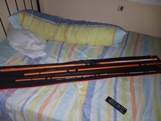 Carrete de pesca Iridium+ 2 cañas daiwa proteus hi