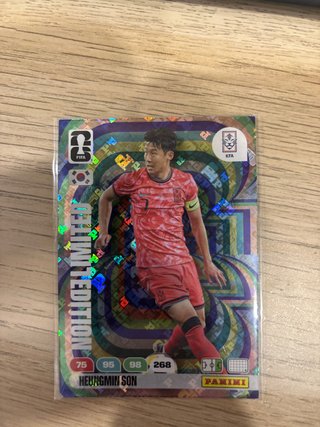 Carta Heungmin Son Edición Limitada Holográfica