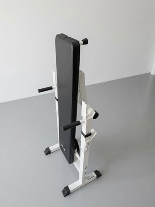 Banco de musculación blanco
