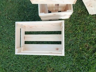 Cajas de madera  Lote de 3 unidades