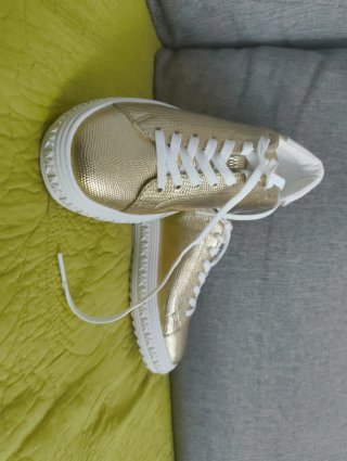 Michael Kors zapatillas Dorado con blanco de Mujer