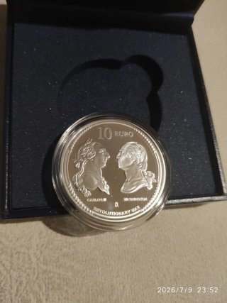 Moneda 10 euros Águila Calva. 115 euros.