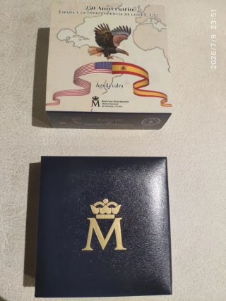 Moneda 10 euros Águila Calva. 115 euros.