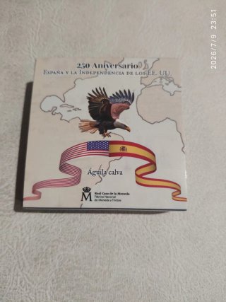 Moneda 10 euros Águila Calva. 115 euros.