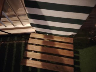 Tavolo e 2 Sedie Pieghevoli da Giardino in Legno