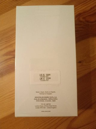 Perfume " SECRET HIDEAWAY" ZARA 80 ML.