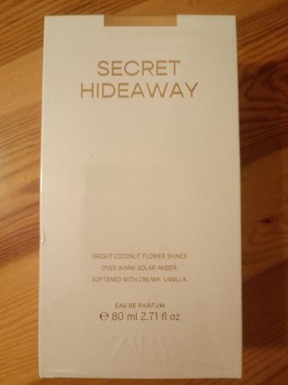Perfume " SECRET HIDEAWAY" ZARA 80 ML.