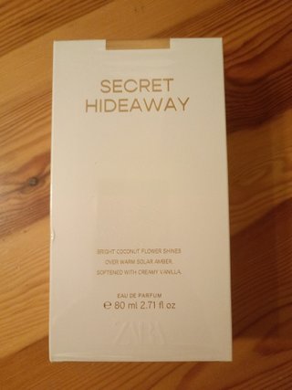 Perfume " SECRET HIDEAWAY" ZARA 80 ML.