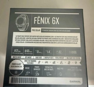 Garmin Fenix Negro 6X Solar