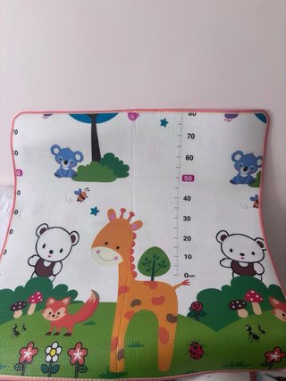 Parque infantil 120x120x65 con alfombra