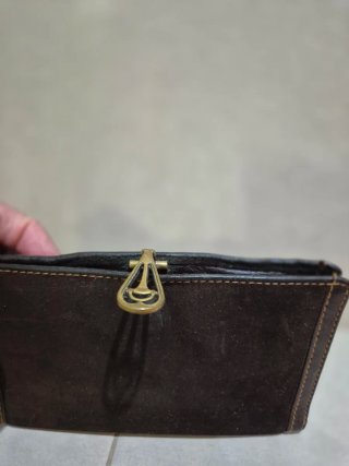 Cartera Loewe ante Marrón