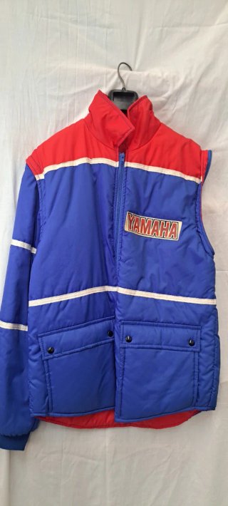 Chaqueta Yamaha Vintage Talla L Azul/Rojo