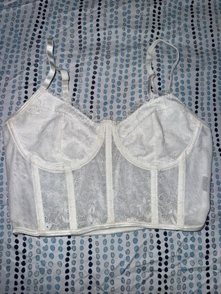 Lote 2 Tops corset (Blanco, Negro)