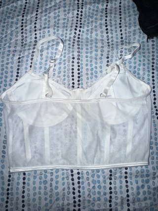 Lote 2 Tops corset (Blanco, Negro)