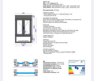 ¡¡NUEVA!! VENTANA CLIMALIT OSCILOBATIENTE CON LLAV