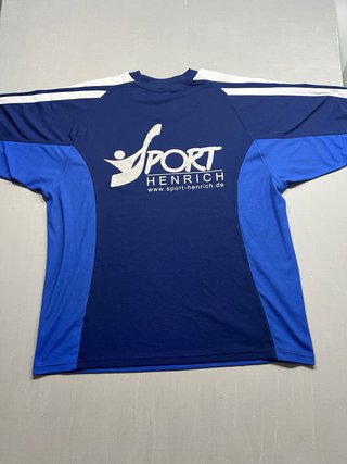 Camiseta Adidas Hombre Azul y Blanca
