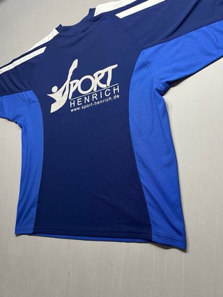 Camiseta Adidas Hombre Azul y Blanca