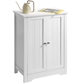 Mobiletto Armadietto Bagno 2 Ante Mobile Armadio in Legno