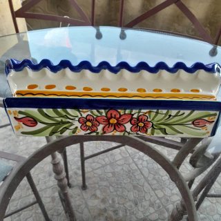 Tejadillo de cerámica decorativo
