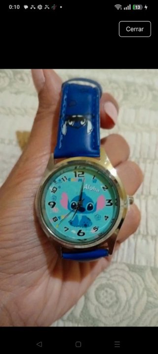 Reloj Infantil con Diseño de Stitch