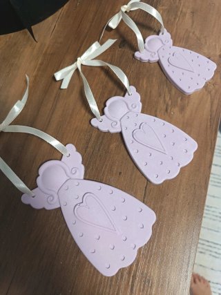 3 Angeli Lavanda Decorazioni