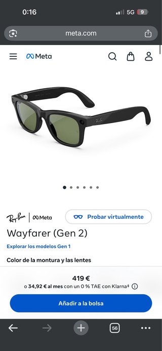 Gafas Ray-Ban Wayfarer “SIN ABRIR”