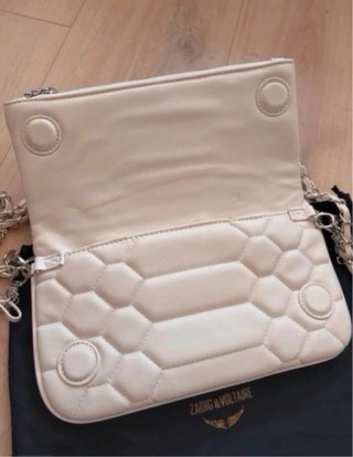 Bolso Zadig & Voltaire blanco acolchado