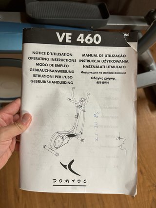 Elíptica Domyos VE 460 | Bicicleta elíptica fitnes