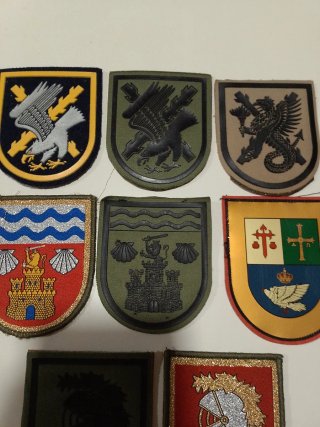 Lote 8 Parches Ejército Militaria